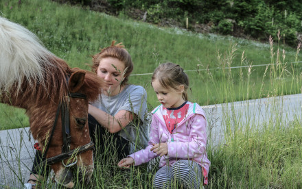 Ponyreiten im Hasental