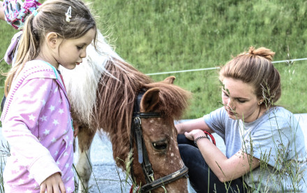 Ponyreiten im Hasental