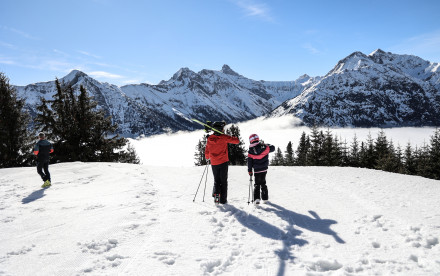 Lechtal im Winter